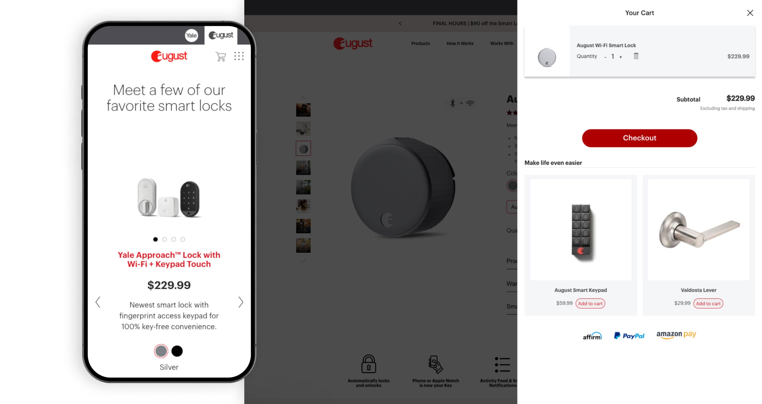 Mobile menu